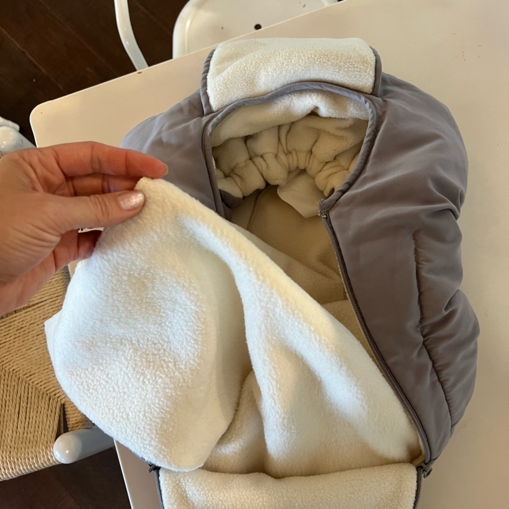 Jolly Jumper Carseat Cover winter coat adjustable grey - Picture 2 of 5